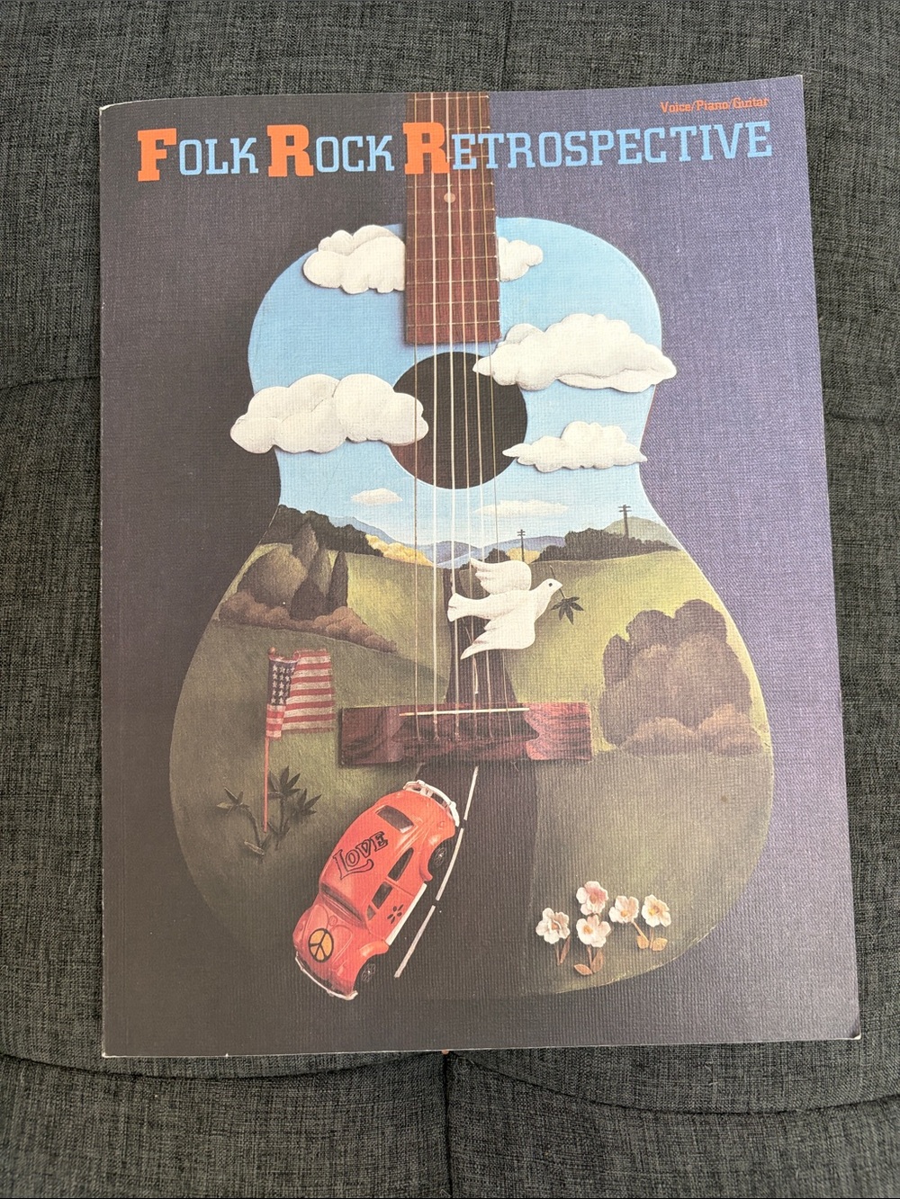 Folk Rock Retrospective Sheet Music Song Book